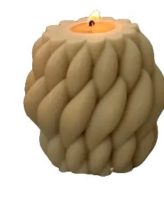 Estella Knotted Candle - v21v13