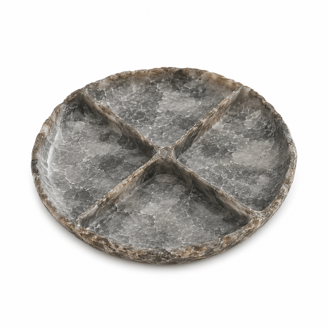 Partage Sculptural Stone Serving Tray