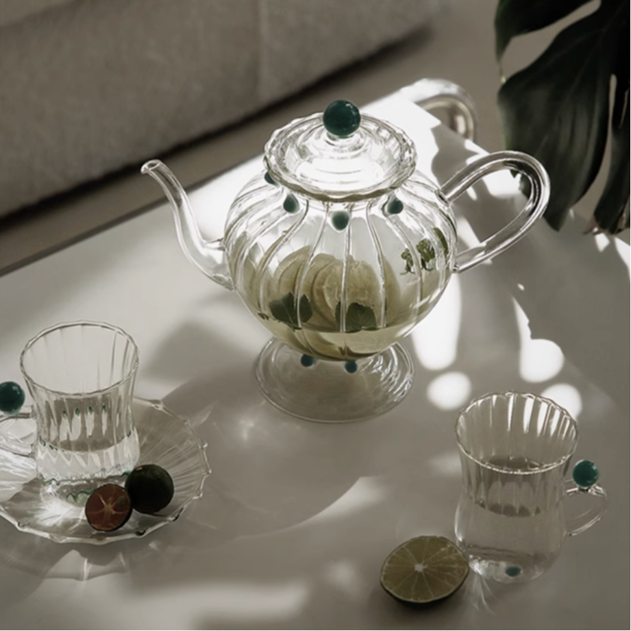 Élise Émeraude Tea Set
