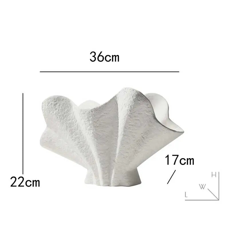Émilie Ceramic Seashell Vase