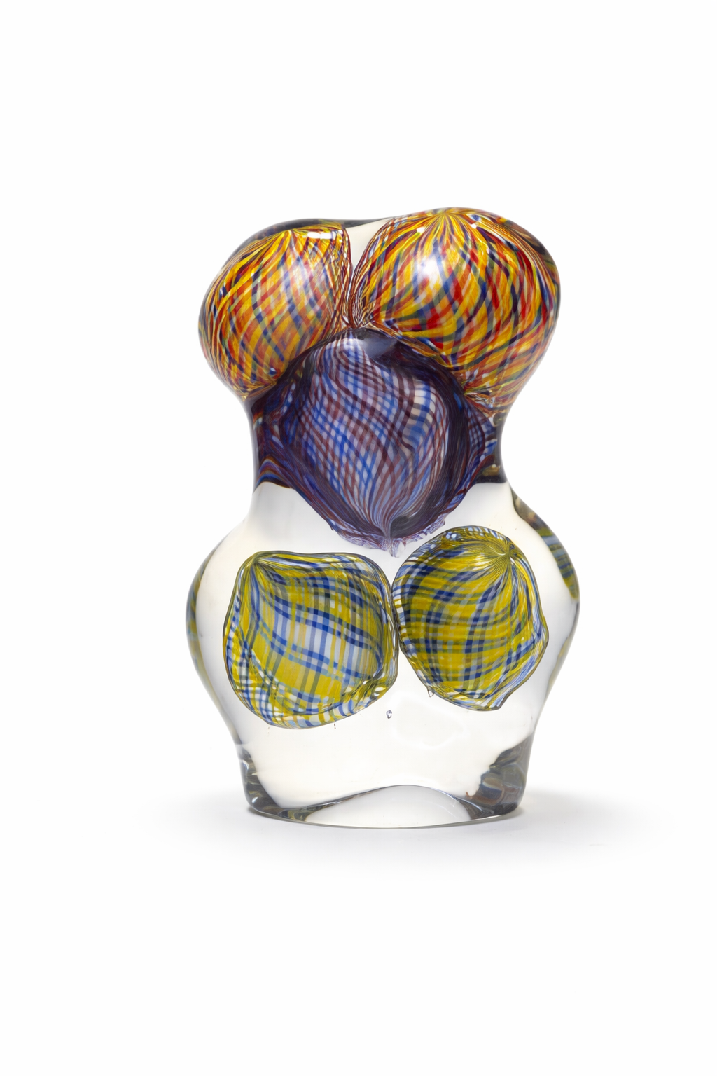 Étreinte Chromatique Sculptural Glass Object