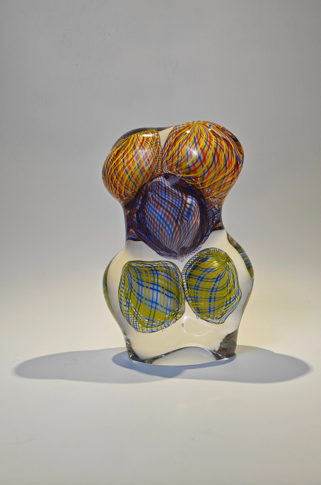 Étreinte Chromatique Sculptural Glass Object