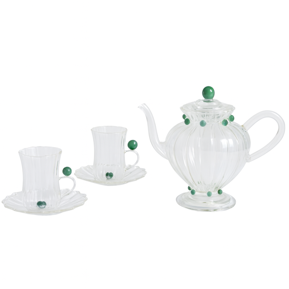 Élise Émeraude Tea Set