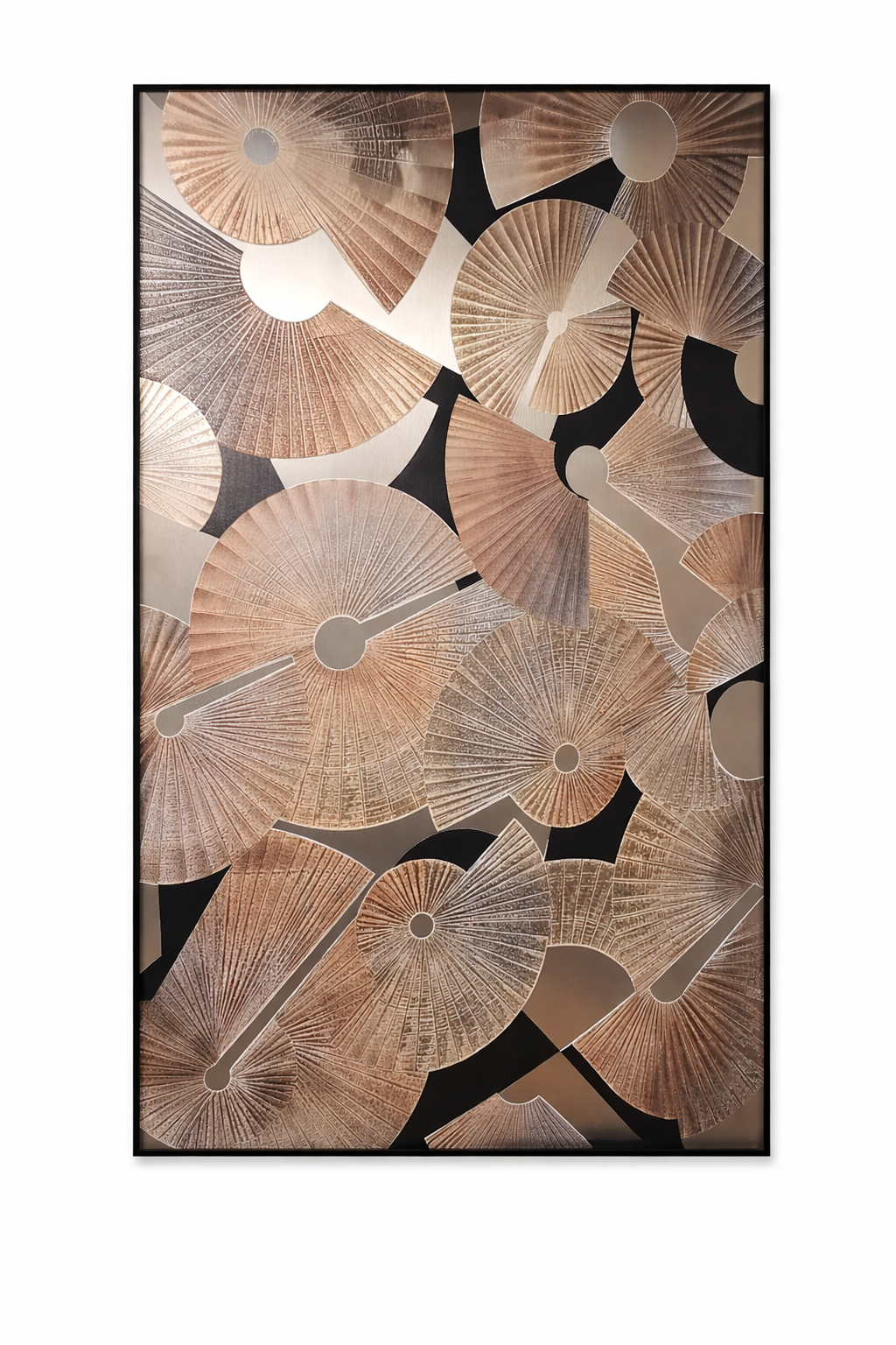 Éventail de Minuit Sculptural Artwork