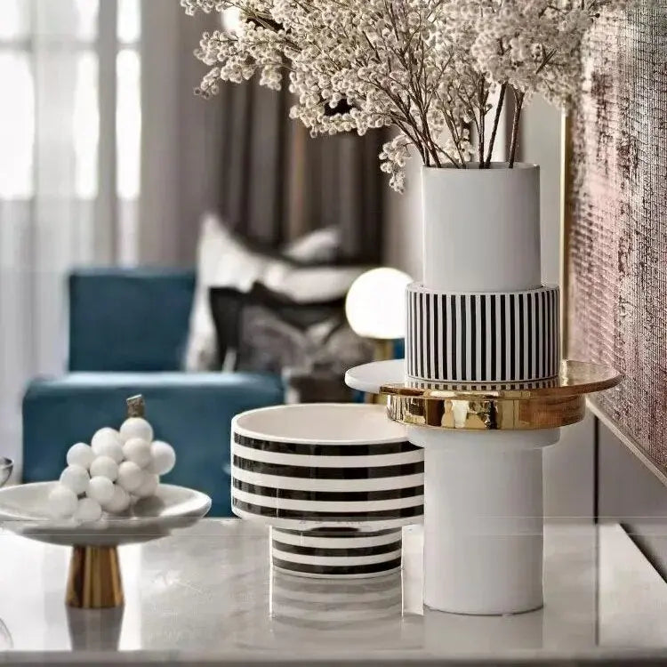Jordan Striped Vase 