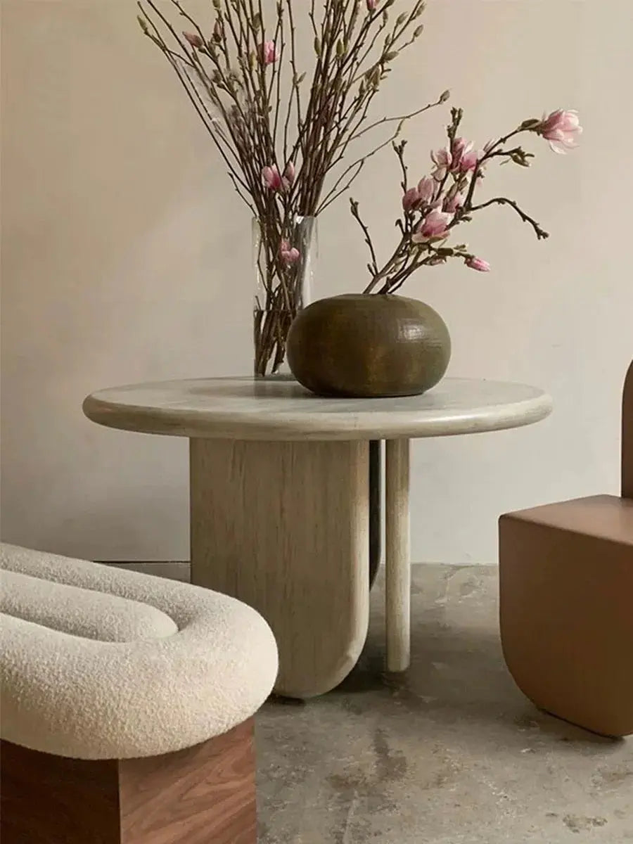 Émeric Solid Wood Round Table