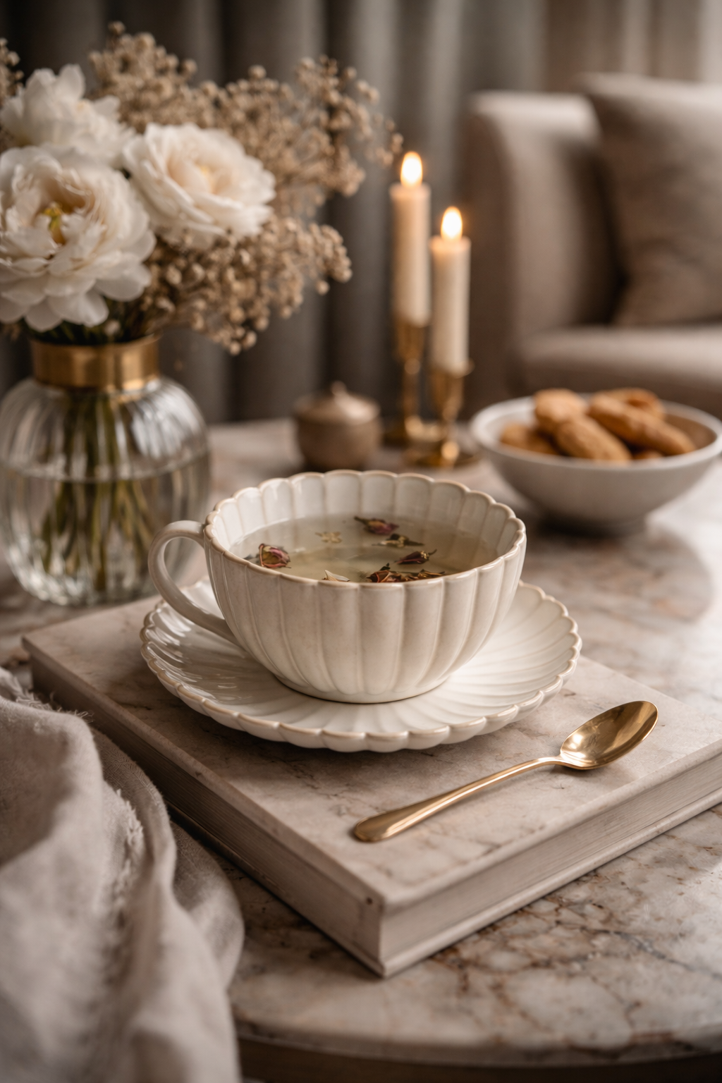 Violette Teacup & Saucer
