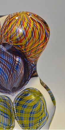 Étreinte Chromatique Sculptural Glass Object